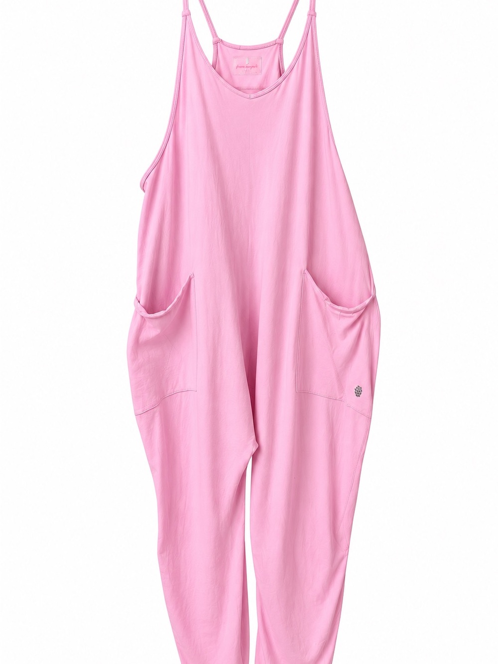 Free People Hot Shot Onesie Pink Jumpsuit Size Medium